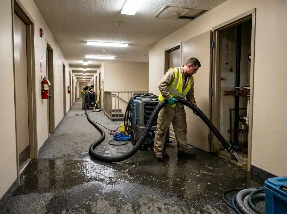 multi-unit-apartment-hallway-f-005 — frequently asked questions, Emergency Burst Pipe Water Extraction & Removal in Leo-Ceda…